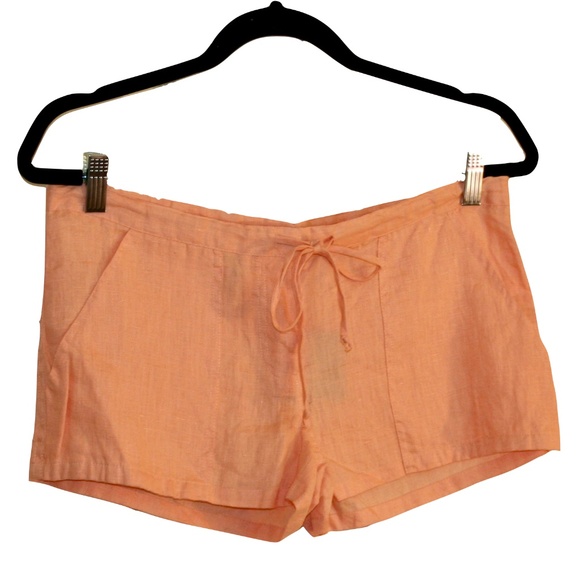 ACROBAT Drawstring Linen Shorts - Picture 2 of 10